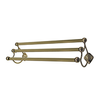 Triple Metal Towel Bar